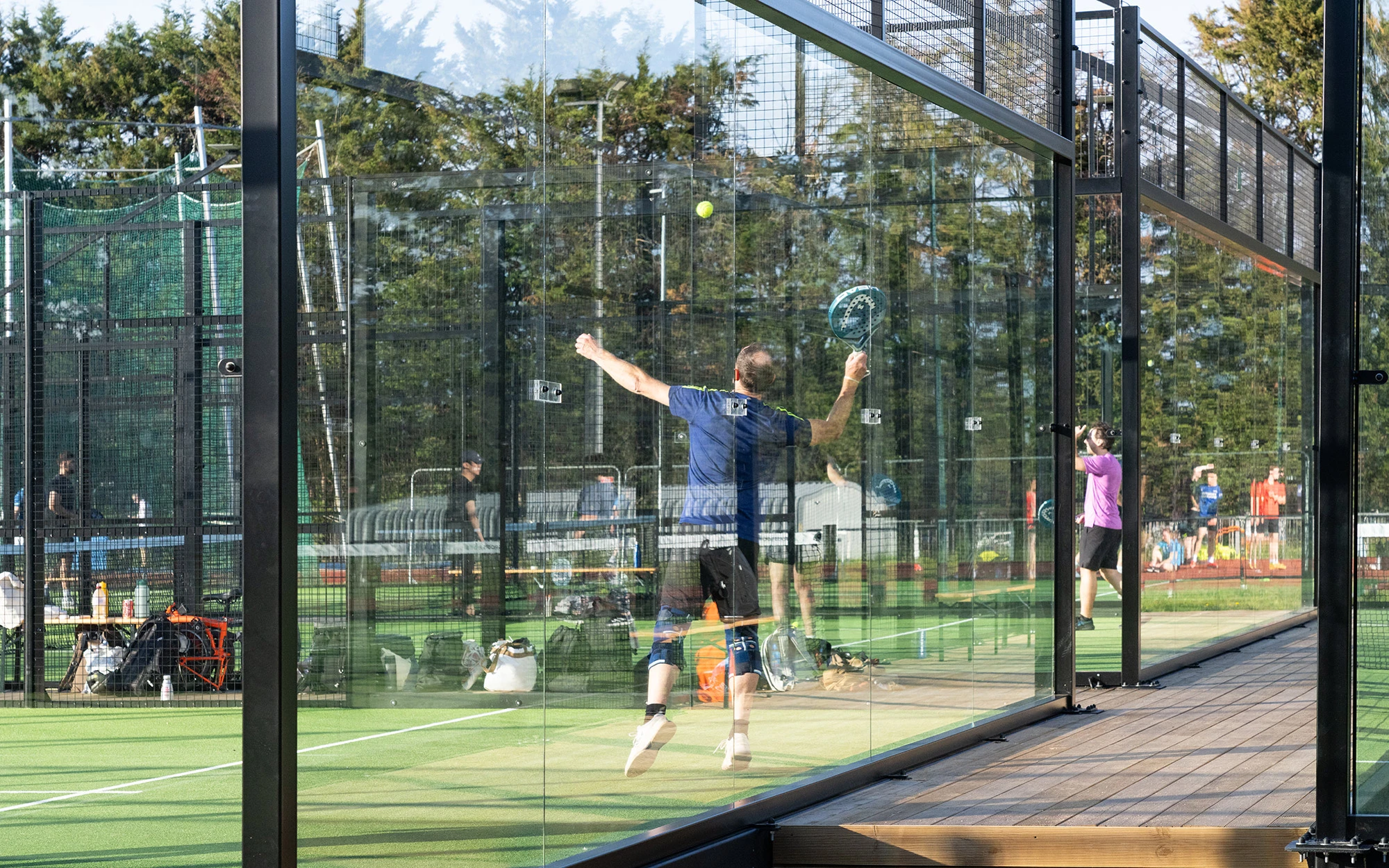 WilkinsonEyre Completes Padel Courts Inside Wimbledon Athletics Track ...